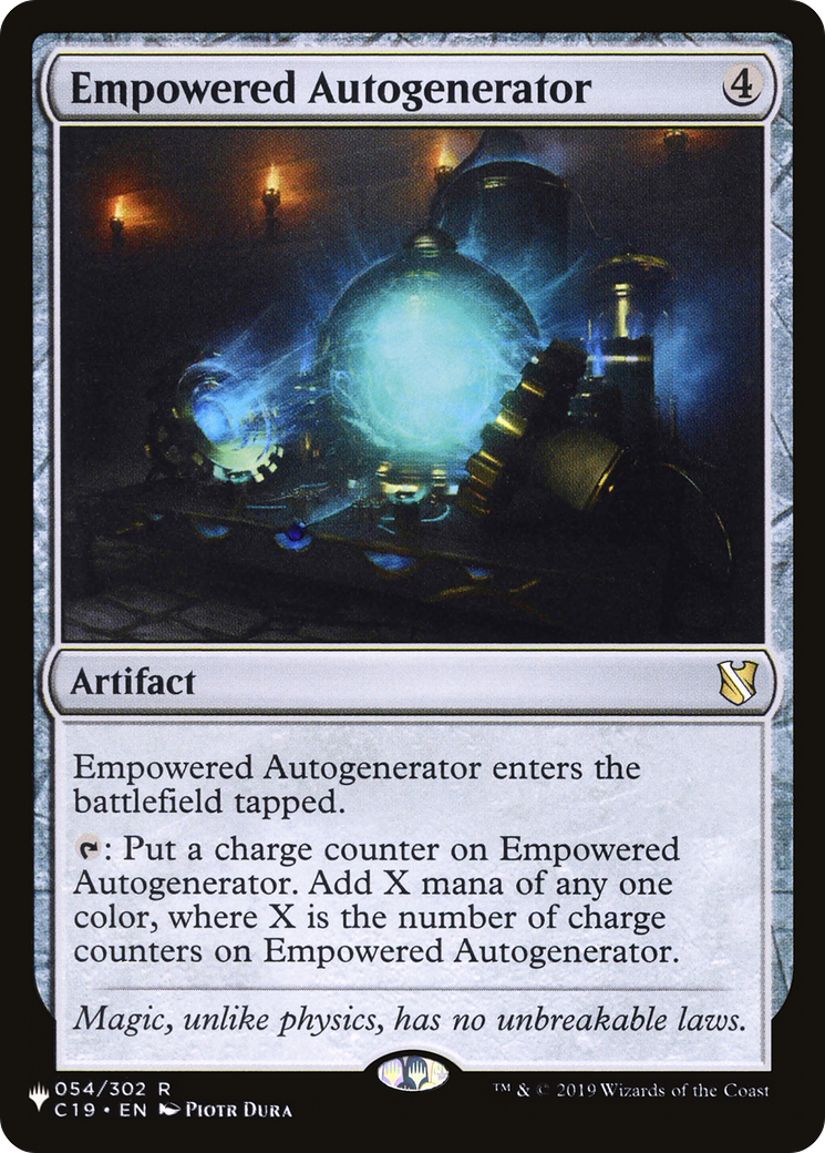 Empowered Autogenerator (LIST-054/302) - The List