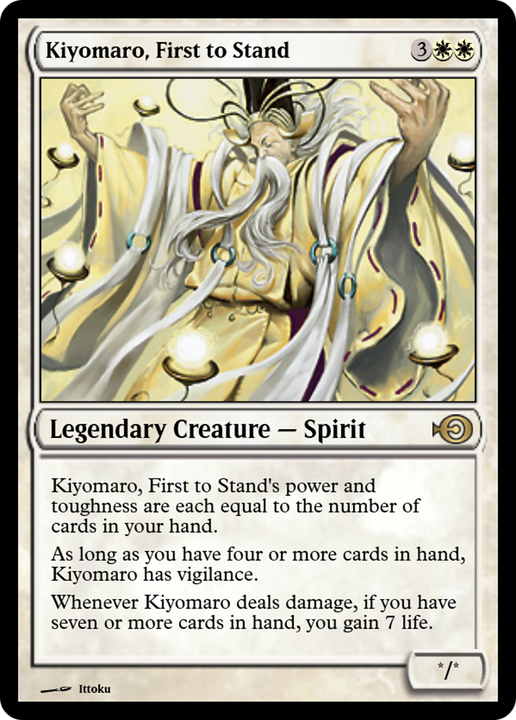 Kiyomaro, First to Stand (PRM-32015) - Magic Online Promos Foil