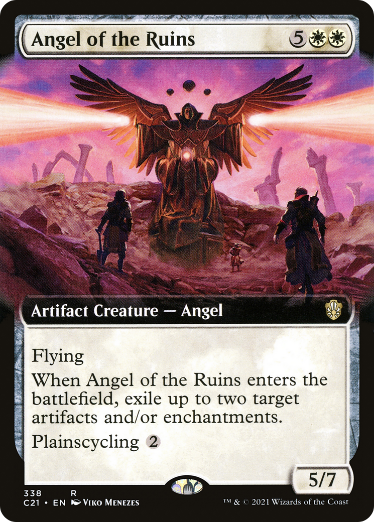 Angel of the Ruins (Extended Art) (C21-338) - Commander 2021: (Extended Art)