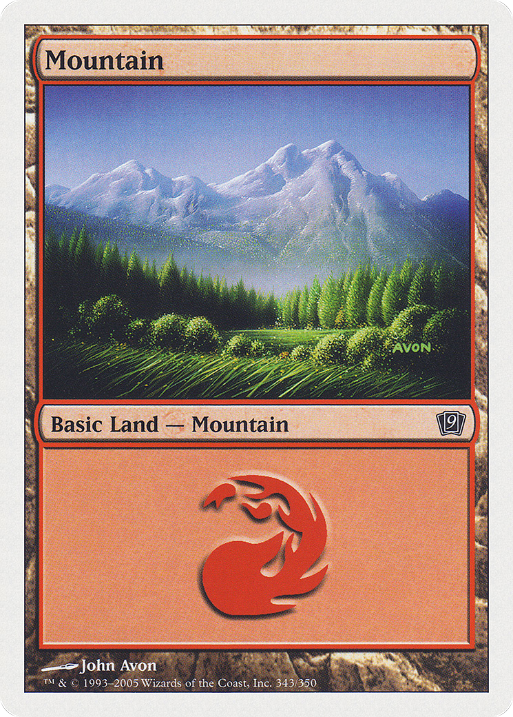 Mountain (343) (9ED-343) - Ninth Edition