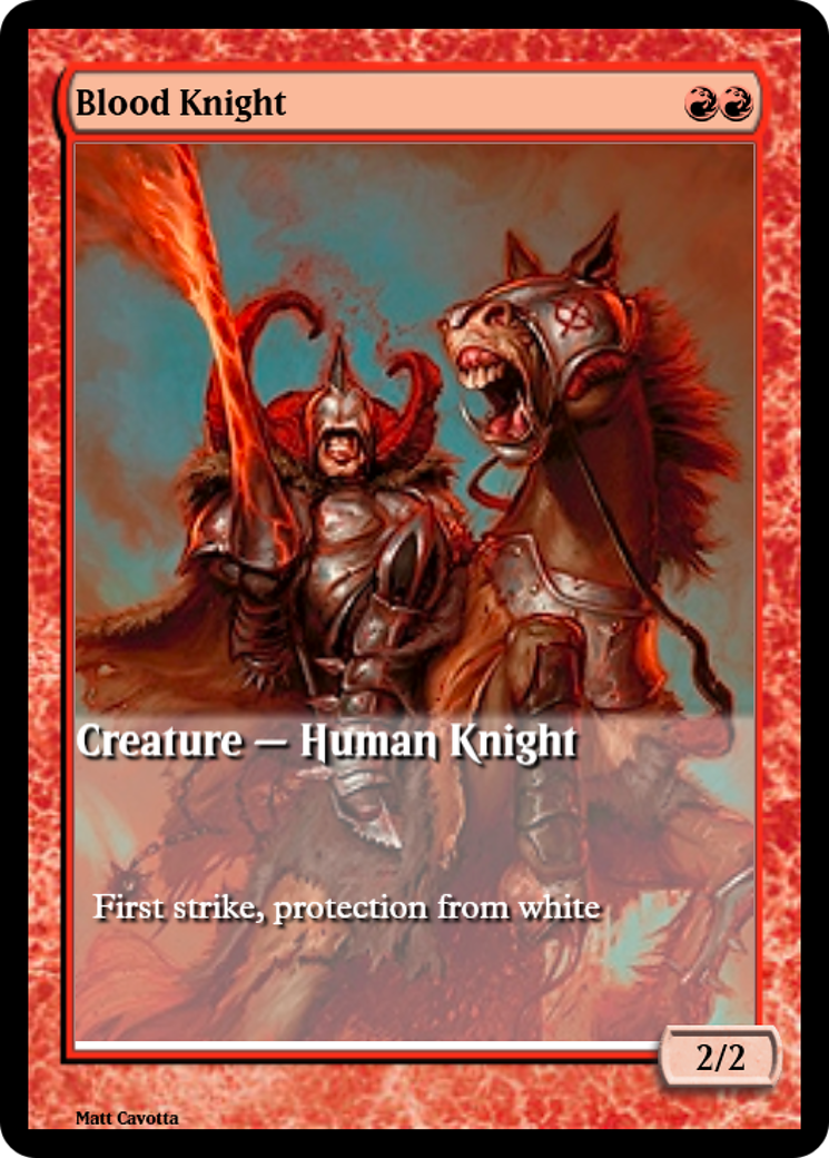 Blood Knight (PRM-35984) - Magic Online Promos Foil