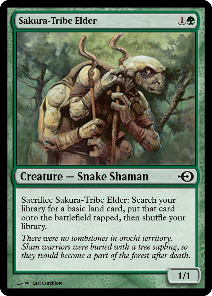 Sakura-Tribe Elder (PRM-36282) - Magic Online Promos Foil