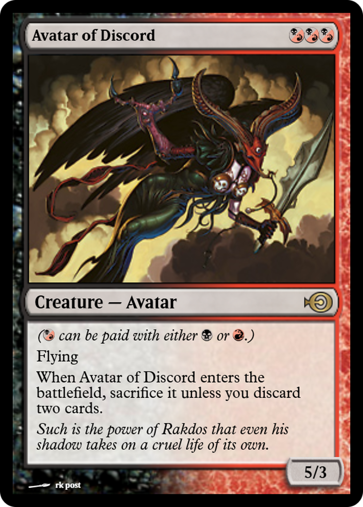 Avatar of Discord (PRM-32031) - Magic Online Promos Foil