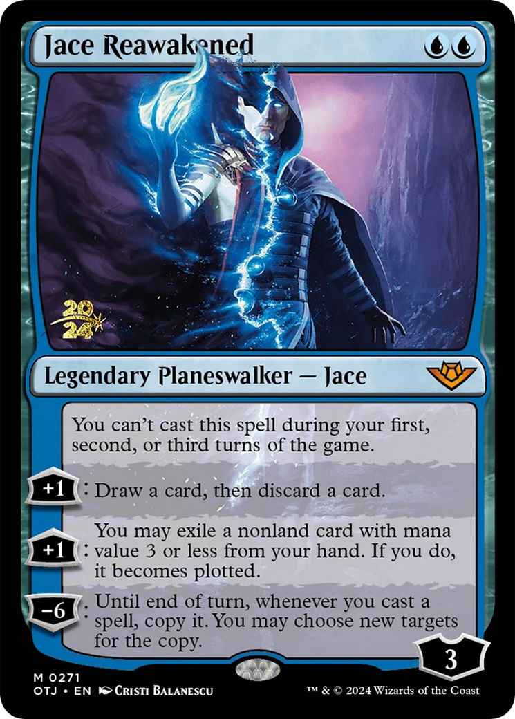 Jace Reawakened (PRE-271S) - Outlaws of Thunder Junction Promos Foil