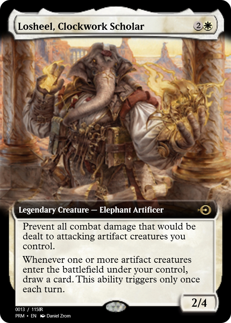 Losheel, Clockwork Scholar (PRM-89998) - Magic Online Promos