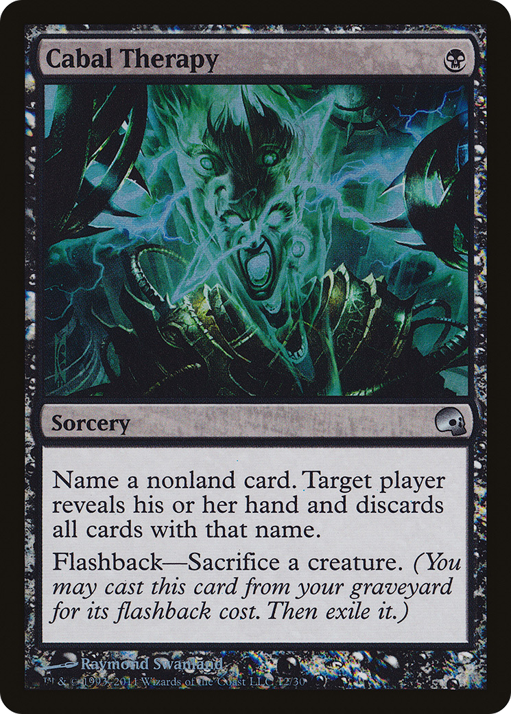 Cabal Therapy (GRV-012) - Premium Deck Series: Graveborn Foil
