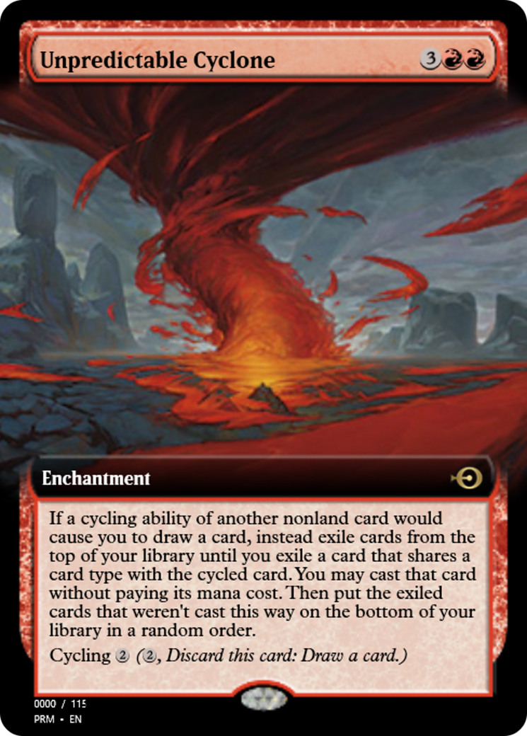 Unpredictable Cyclone (PRM-80885) - Magic Online Promos Foil