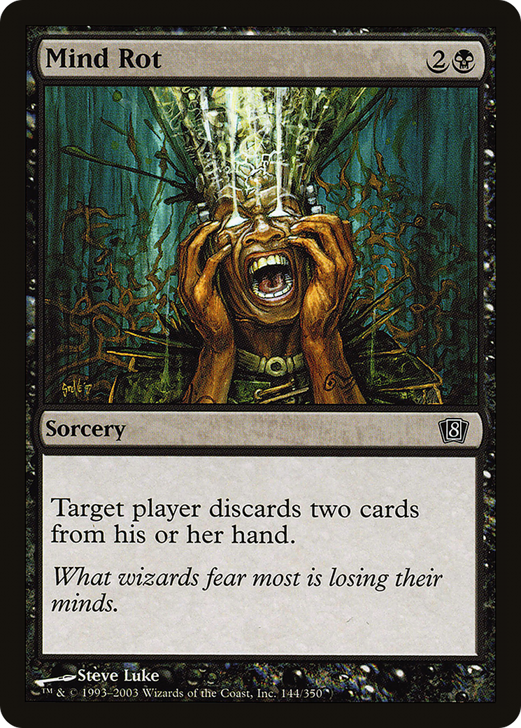 Mind Rot (8ED-144★) - Eighth Edition Foil