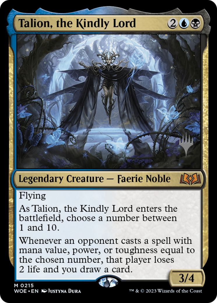Talion, the Kindly Lord (PPWOE-215P) - Wilds of Eldraine Promos