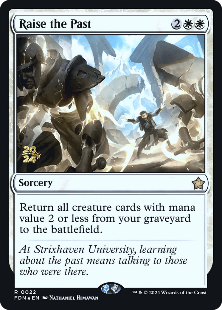 Raise the Past (PRE-22S) - Foundations Promos Foil
