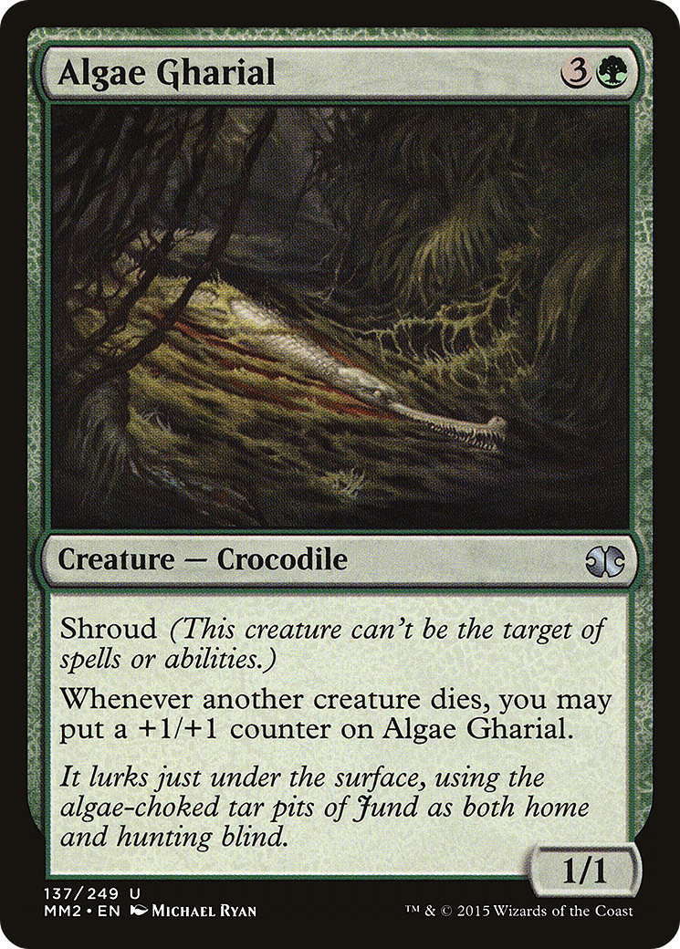 Algae Gharial (MM2-137) - Modern Masters 2015 Foil