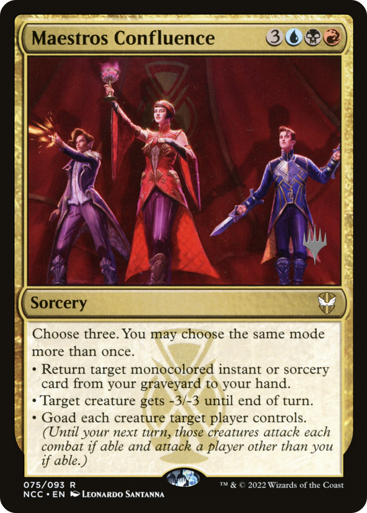 Maestros Confluence (PPSNC-75P) - New Capenna Commander Promos Foil