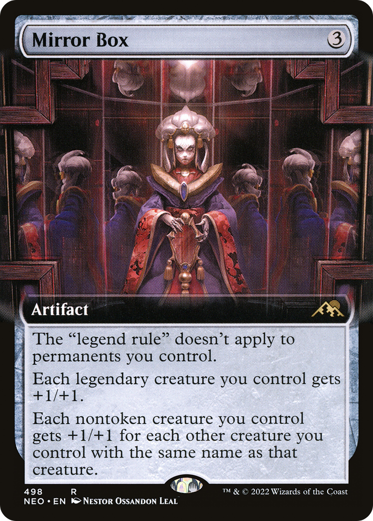 Mirror Box (Extended Art) (NEO-498) - Kamigawa: Neon Dynasty: (Extended Art)
