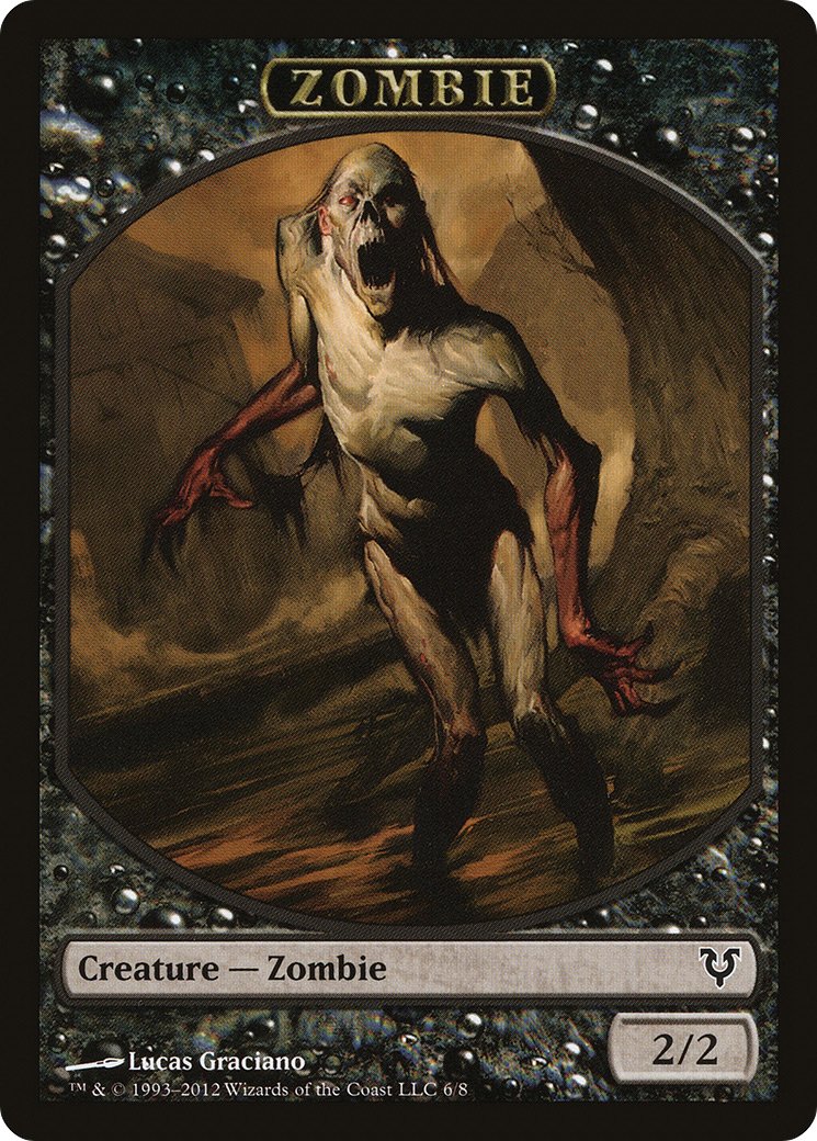 Zombie Token (AVR-006) - Avacyn Restored Tokens