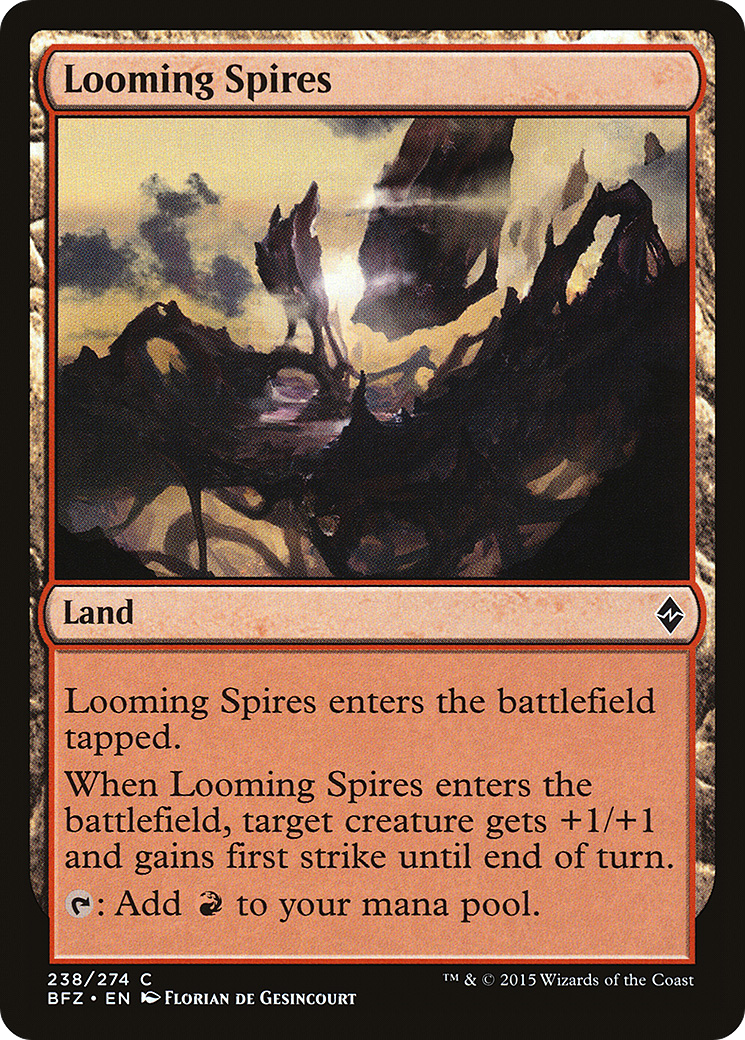 Looming Spires (BFZ-238) - Battle for Zendikar