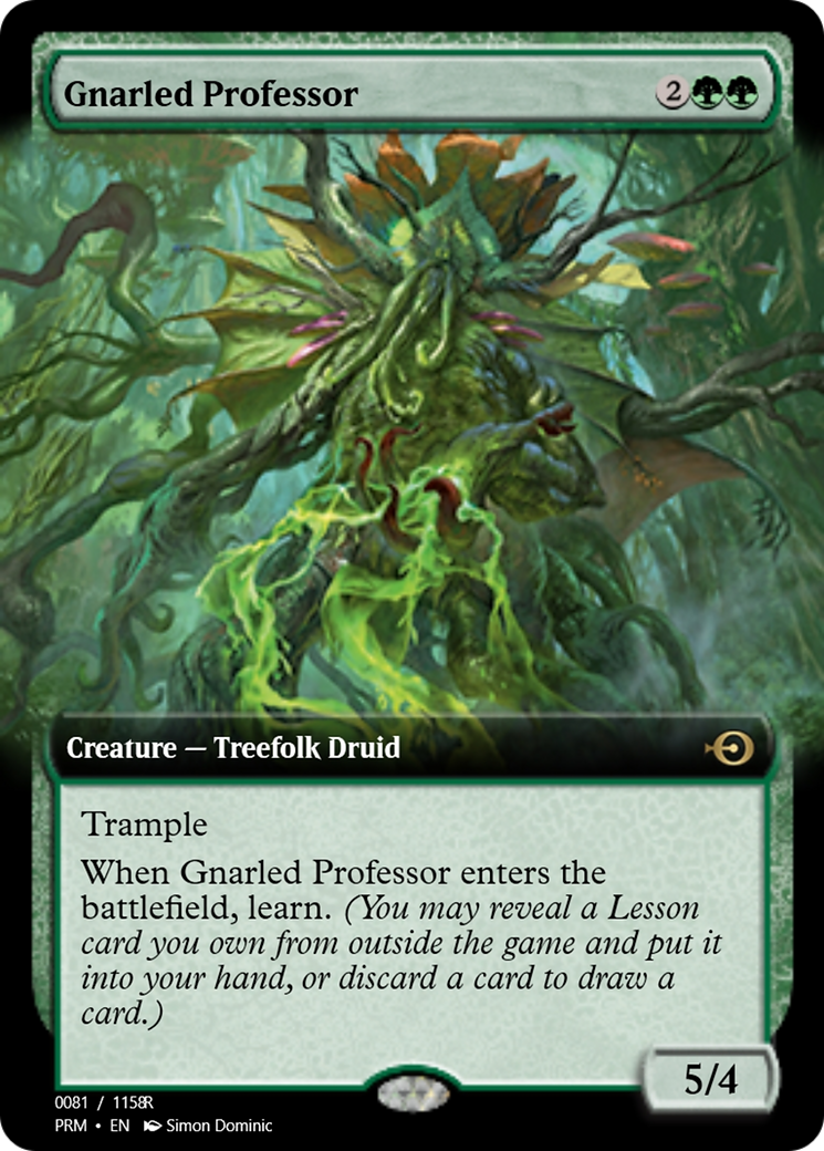 Gnarled Professor (PRM-90134) - Magic Online Promos