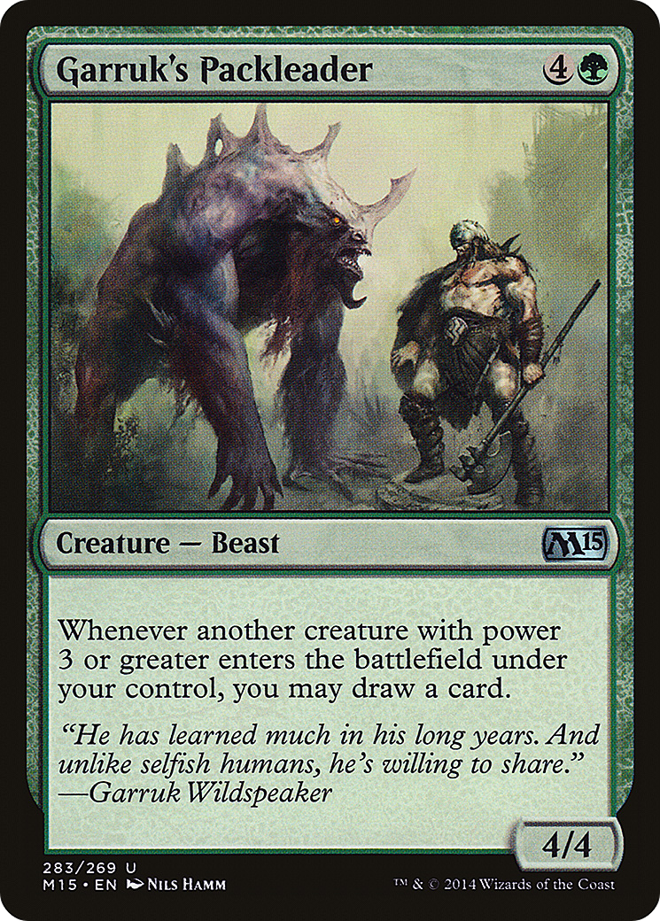 Garruk's Packleader (M15-283) - Magic 2015 Foil