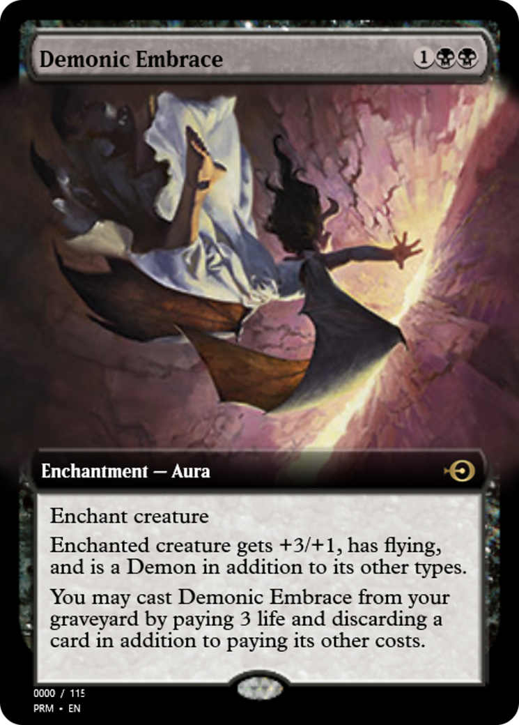 Demonic Embrace (PRM-82026) - Magic Online Promos