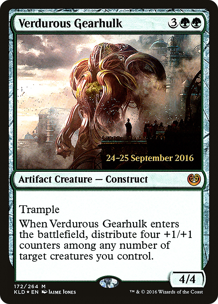 Verdurous Gearhulk (PRE-172S) - Kaladesh Promos Foil