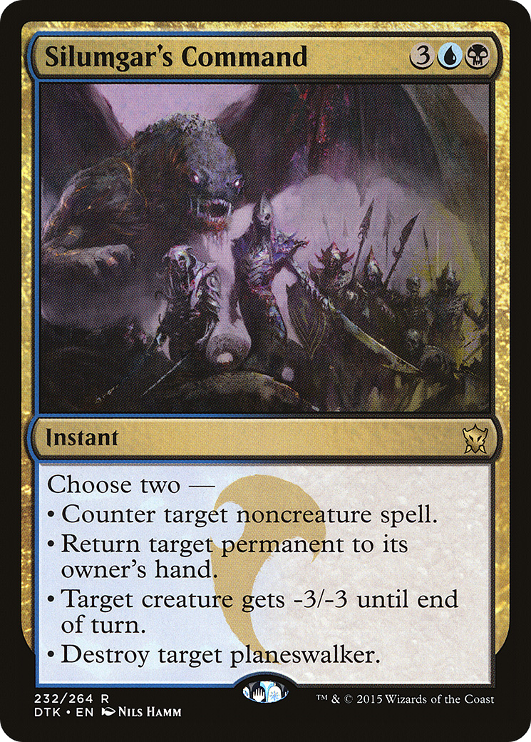 Silumgar's Command (DTK-232) - Dragons of Tarkir Foil