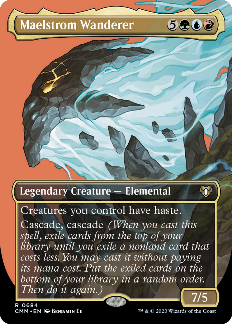 Maelstrom Wanderer (Borderless) (CMM-684) - Commander Masters (Borderless)