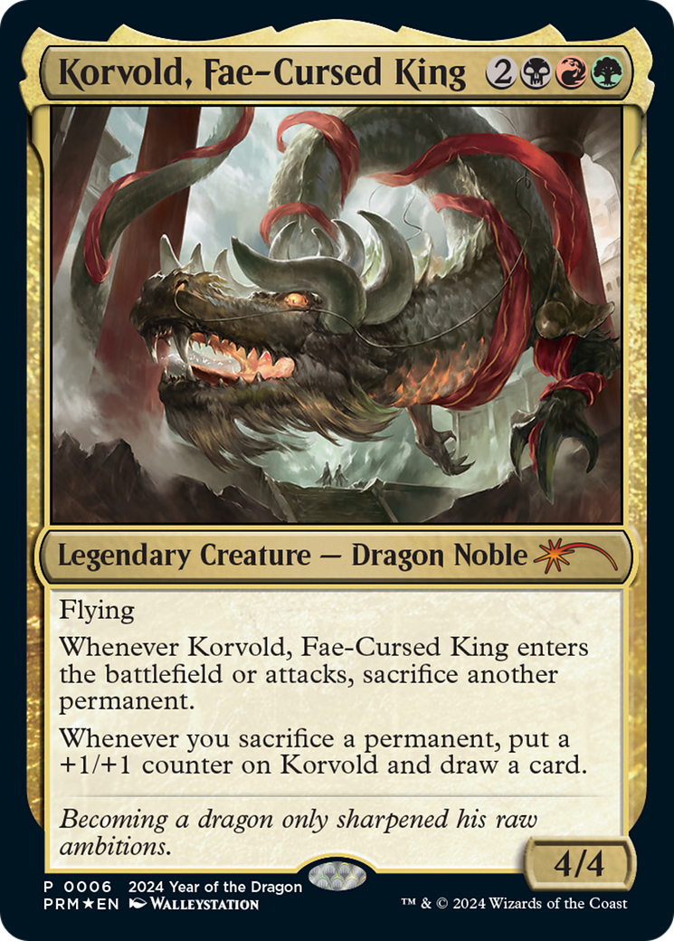 Korvold, Fae-Cursed King (SSP-006) - Year of the Dragon 2024 Foil