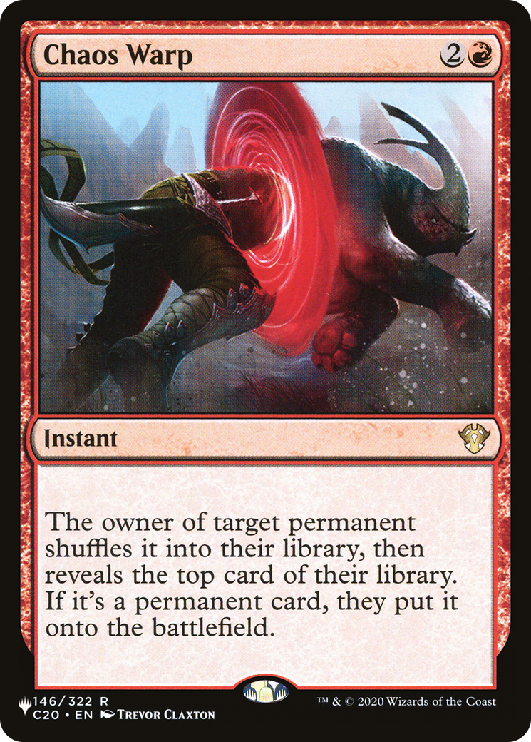 Chaos Warp (C20) (LIST-C20-146) - The List