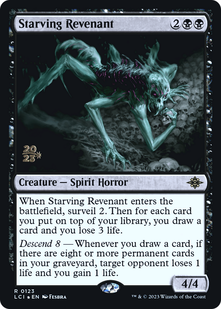 Starving Revenant (PRE-123S) - The Lost Caverns of Ixalan Promos Foil