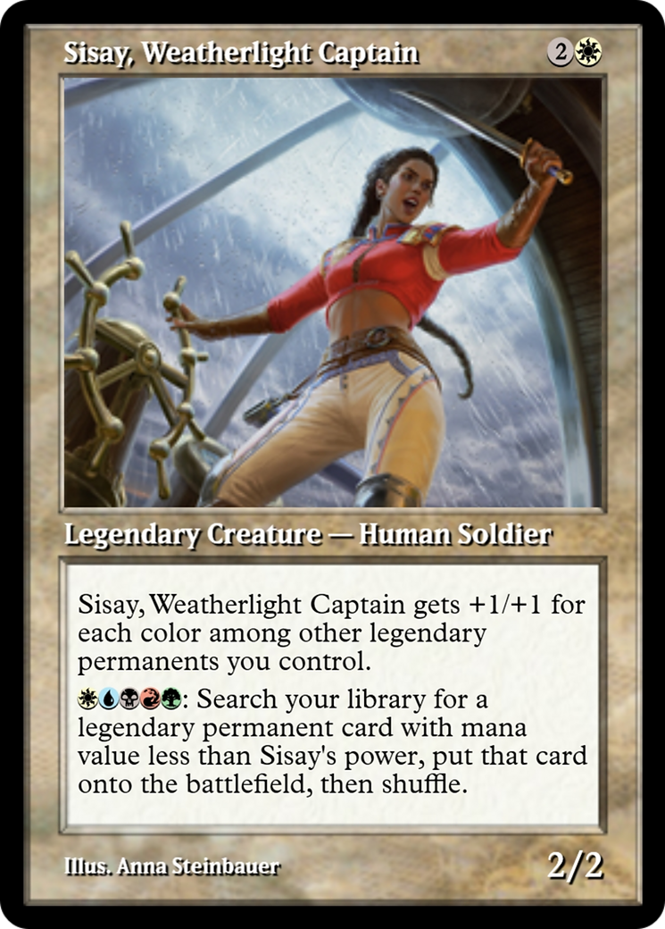 Sisay, Weatherlight Captain (PRM-91211) - Magic Online Promos Foil