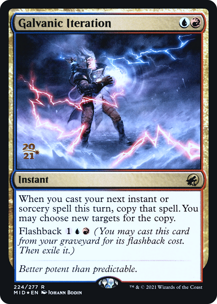 Galvanic Iteration (PRE-224) - Innistrad: Midnight Hunt Promos Foil