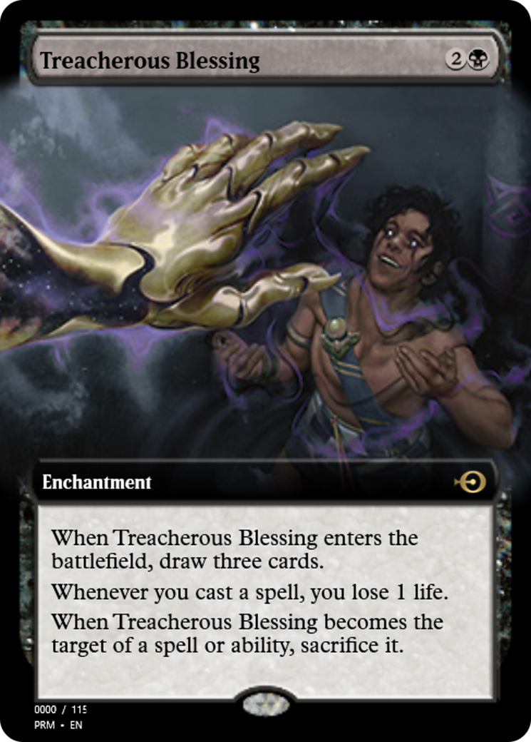 Treacherous Blessing (PRM-79949) - Magic Online Promos