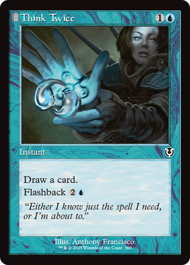 Think Twice (INR-369) - Innistrad Remastered: (tombstone)
