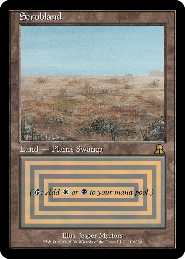 Scrubland (ME3-210) - Masters Edition III Foil