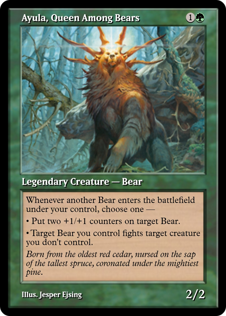 Ayula, Queen Among Bears (PRM-91303) - Magic Online Promos