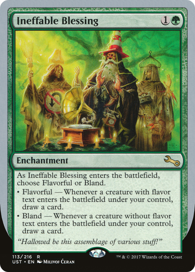 Ineffable Blessing (A) (UST-113A) - Unstable