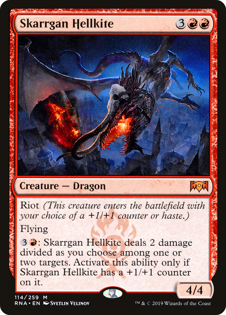 Skarrgan Hellkite (RNA-114) - Ravnica Allegiance Foil