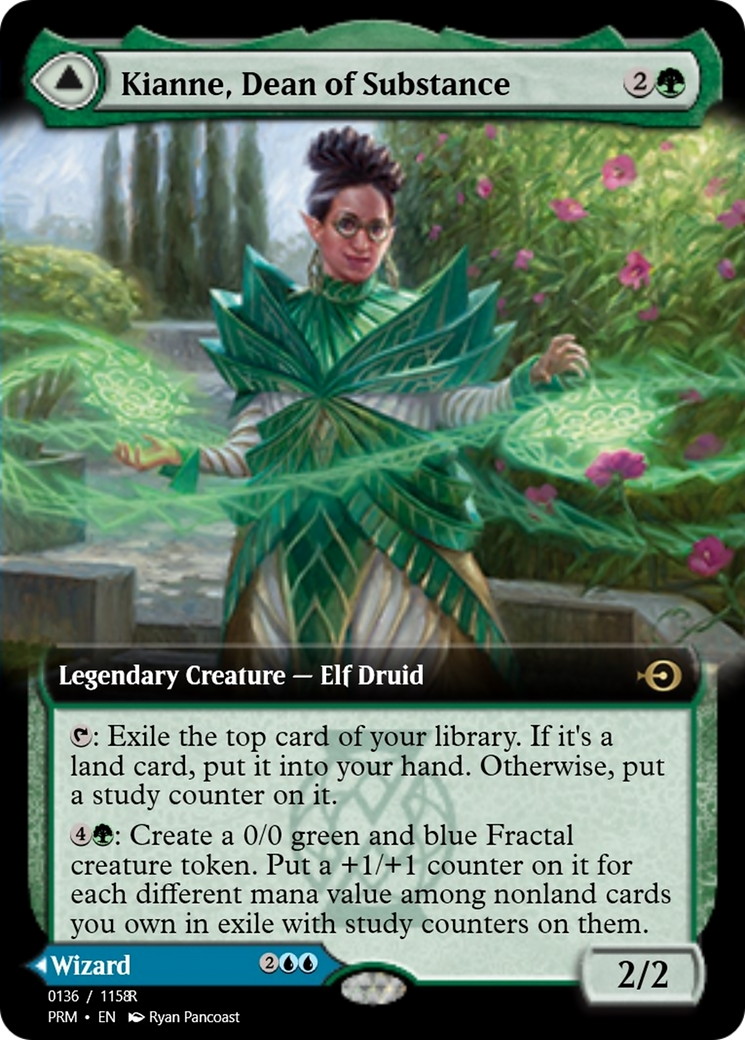 Kianne, Dean of Substance // Imbraham, Dean of Theory (PRM-90244) - Magic Online Promos