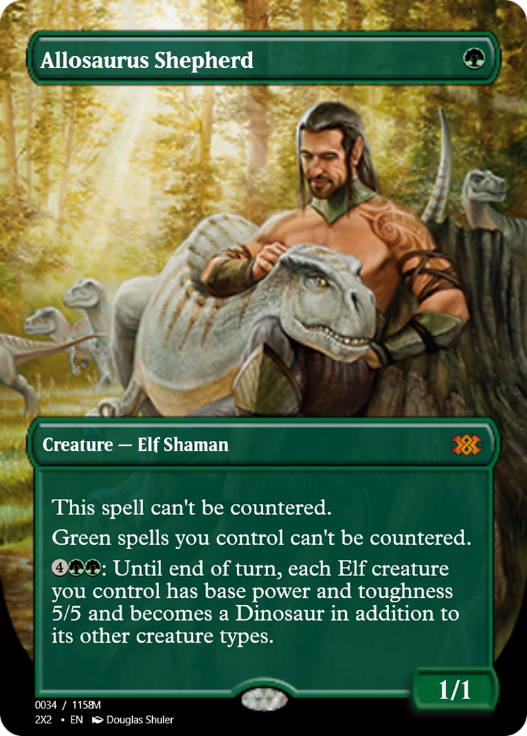Allosaurus Shepherd (PRM-102281) - Magic Online Promos