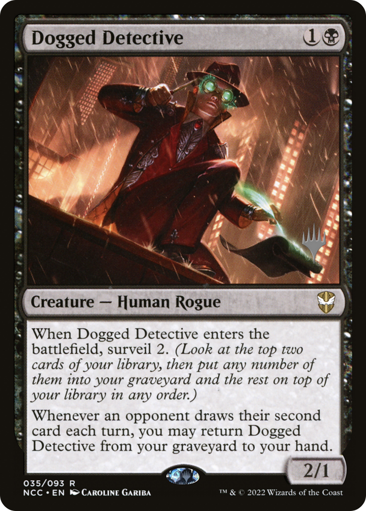 Dogged Detective (PPSNC-35P) - New Capenna Commander Promos Foil