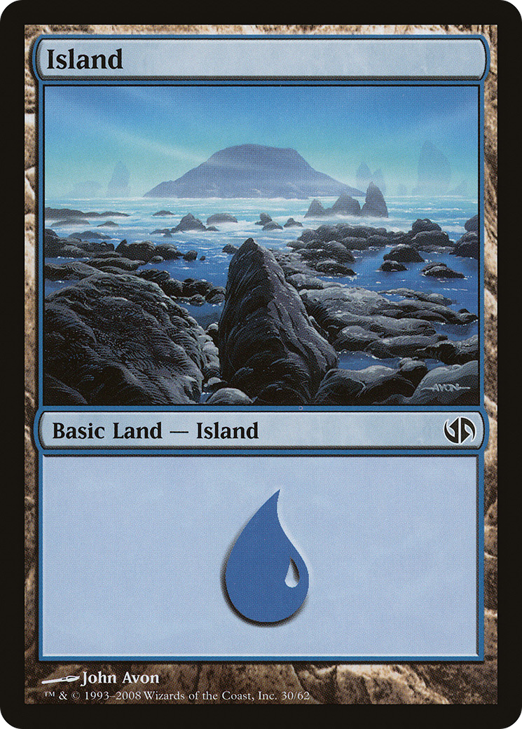 Island (30) (DD2-030) - Duel Decks: Jace vs. Chandra
