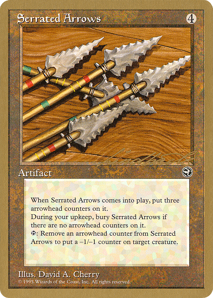 Serrated Arrows - 1996 Leon Lindback (HML) (WCD-) - Pro Tour Collector Set