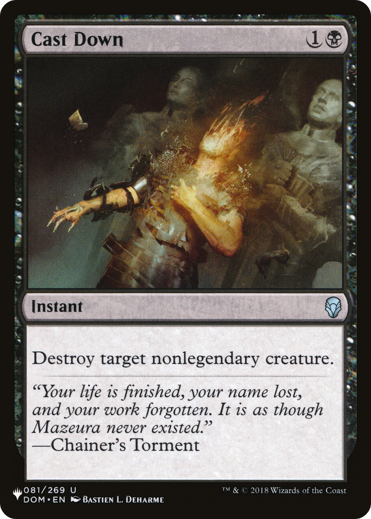 Cast Down (LIST-DOM-81) - The List
