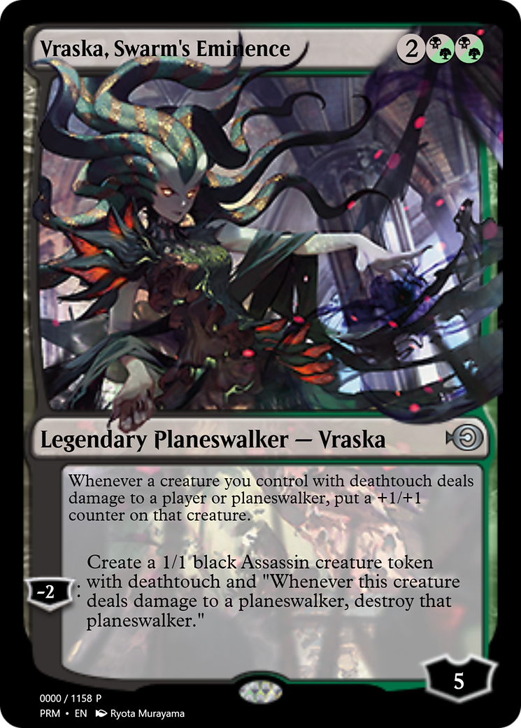 Vraska, Swarm's Eminence (PRM-72289) - Magic Online Promos Foil