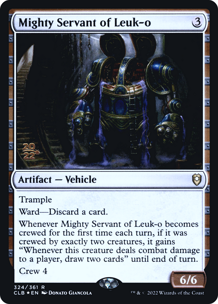 Mighty Servant of Leuk-o (PRE-324S) - Battle for Baldur's Gate Promos Foil