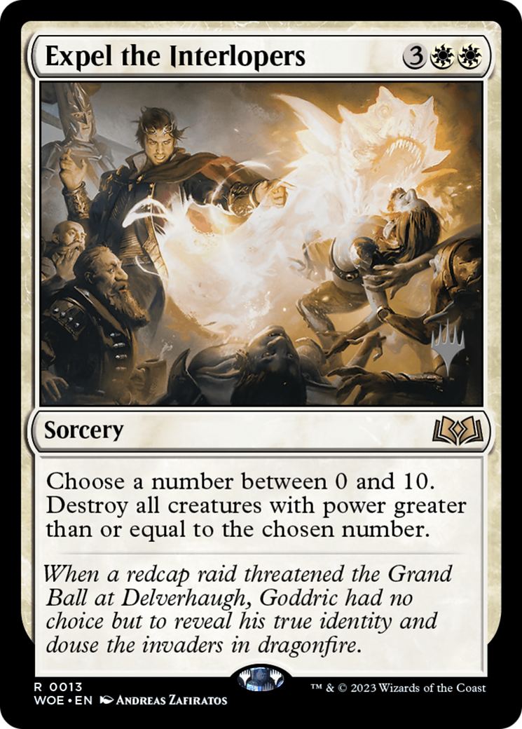 Expel the Interlopers (PPWOE-13P) - Wilds of Eldraine Promos Foil