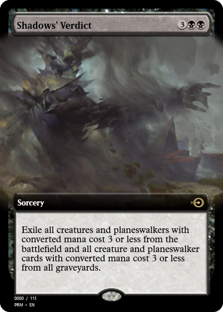 Shadows' Verdict (PRM-83800) - Magic Online Promos Foil