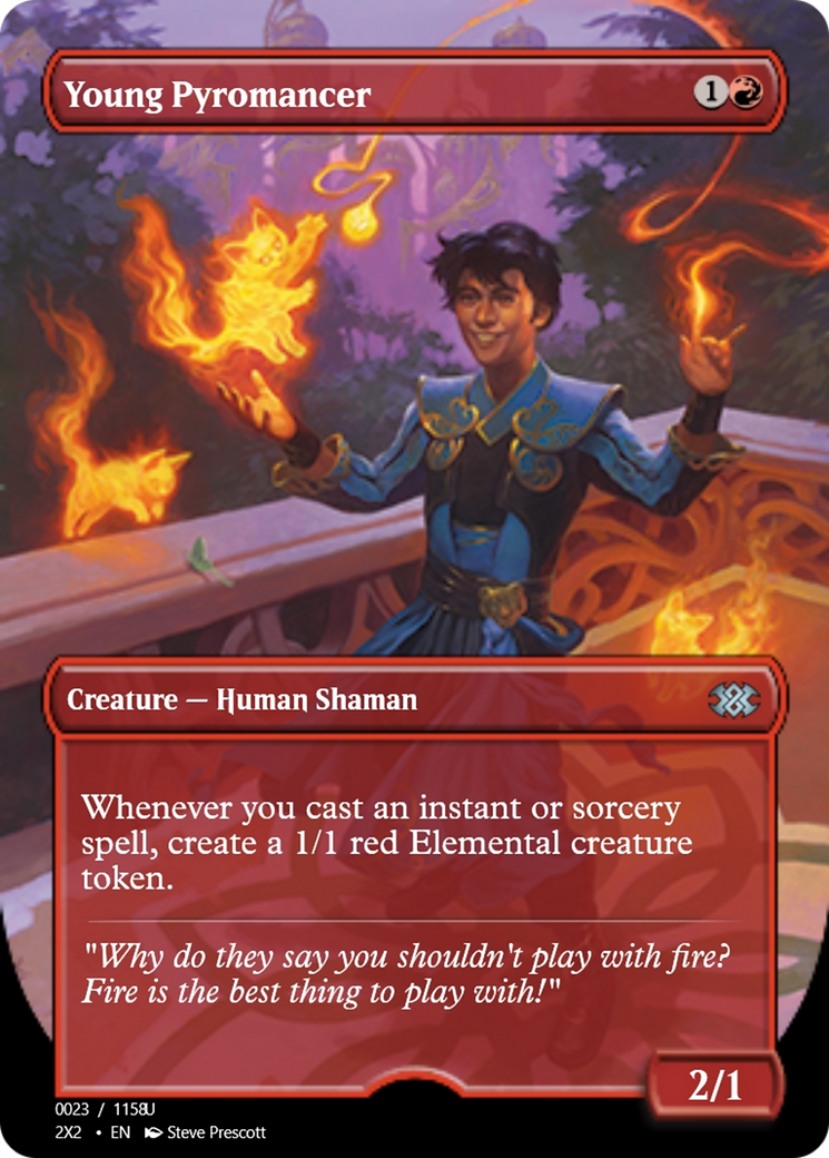 Young Pyromancer (PRM-102259) - Magic Online Promos