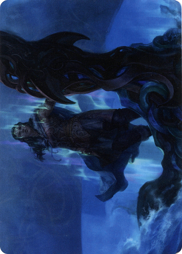 Cosima, God of the Voyage // Cosima, God of the Voyage (AKHM-012) - Kaldheim Art Series (Borderless) Foil