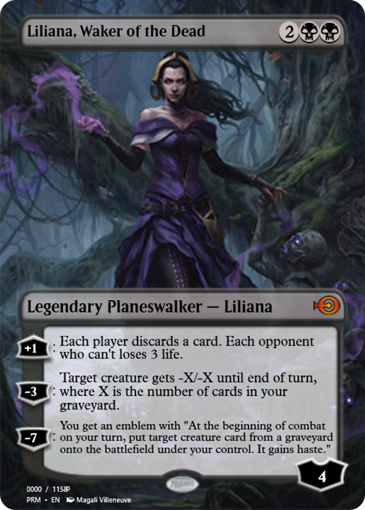 Liliana, Waker of the Dead (PRM-85936) - Magic Online Promos