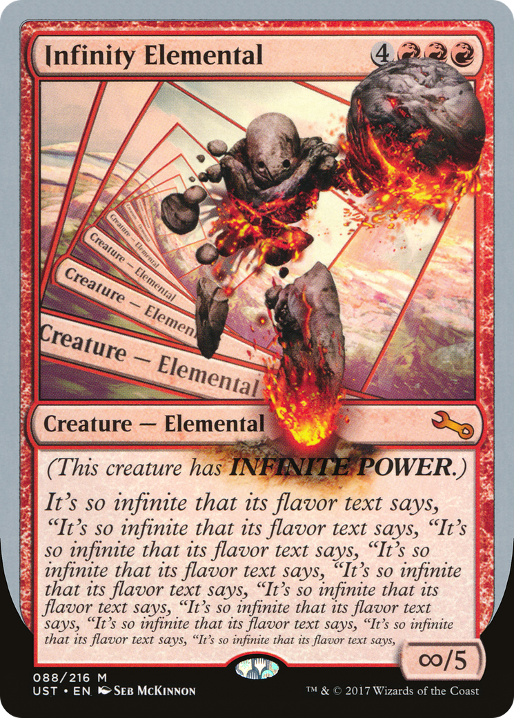 Infinity Elemental (UST-088) - Unstable